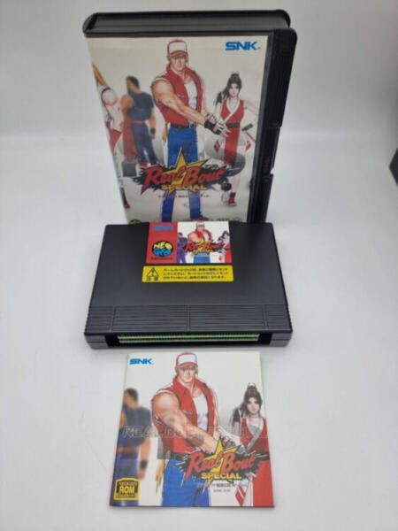 REAL BOUT FATAL FURY SPECIAL NEO GEO AES JAPAN BOX USED ORIGINAL