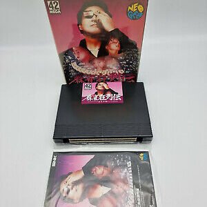 MAHJONG KYO RETSUDEN NEO GEO AES JAPAN BOX USED ORIGINAL