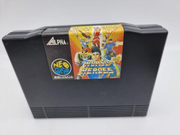 WORLD HEROES NEO GEO AES JAPAN BOX USED ORIGINAL - Image 5