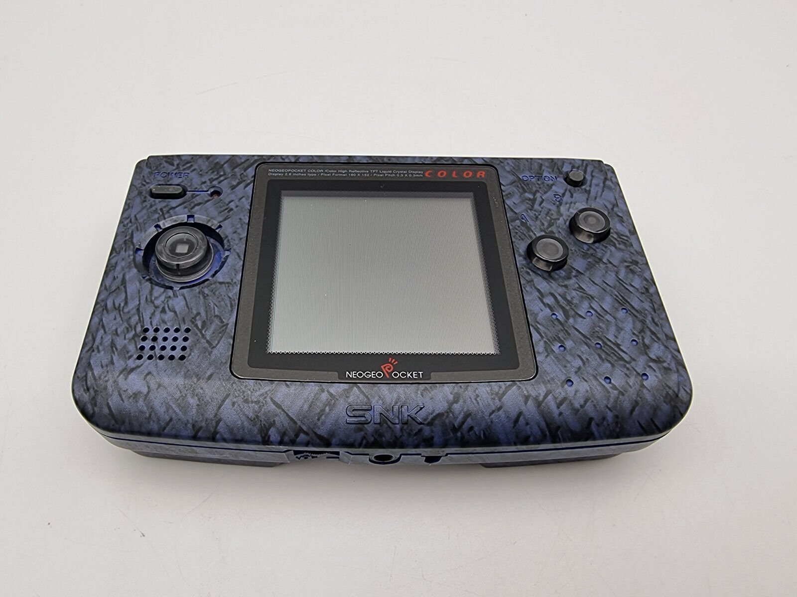 NEO GEO POCKET CONSOLE BLUE CAMOUFLAGE JAPAN USED TESTED