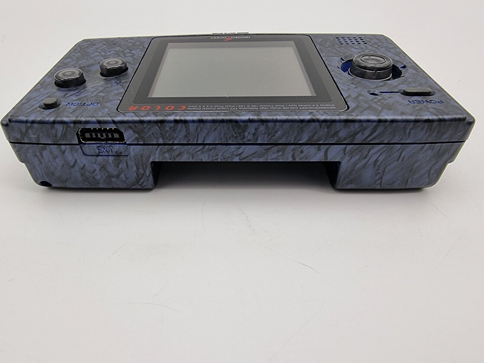 NEO GEO POCKET CONSOLE BLUE CAMOUFLAGE JAPAN USED TESTED - Image 4