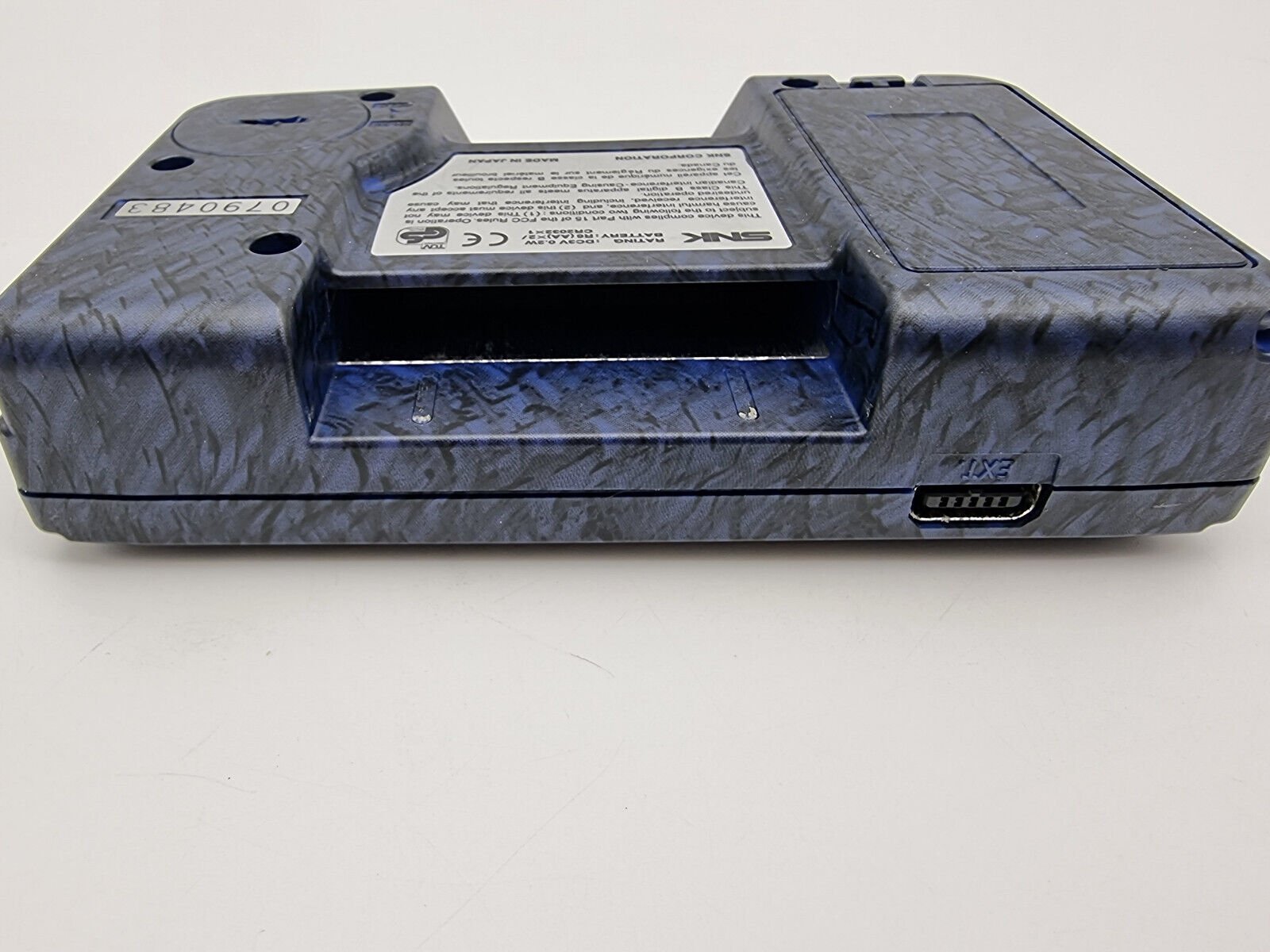 NEO GEO POCKET CONSOLE BLUE CAMOUFLAGE JAPAN USED TESTED - Image 5