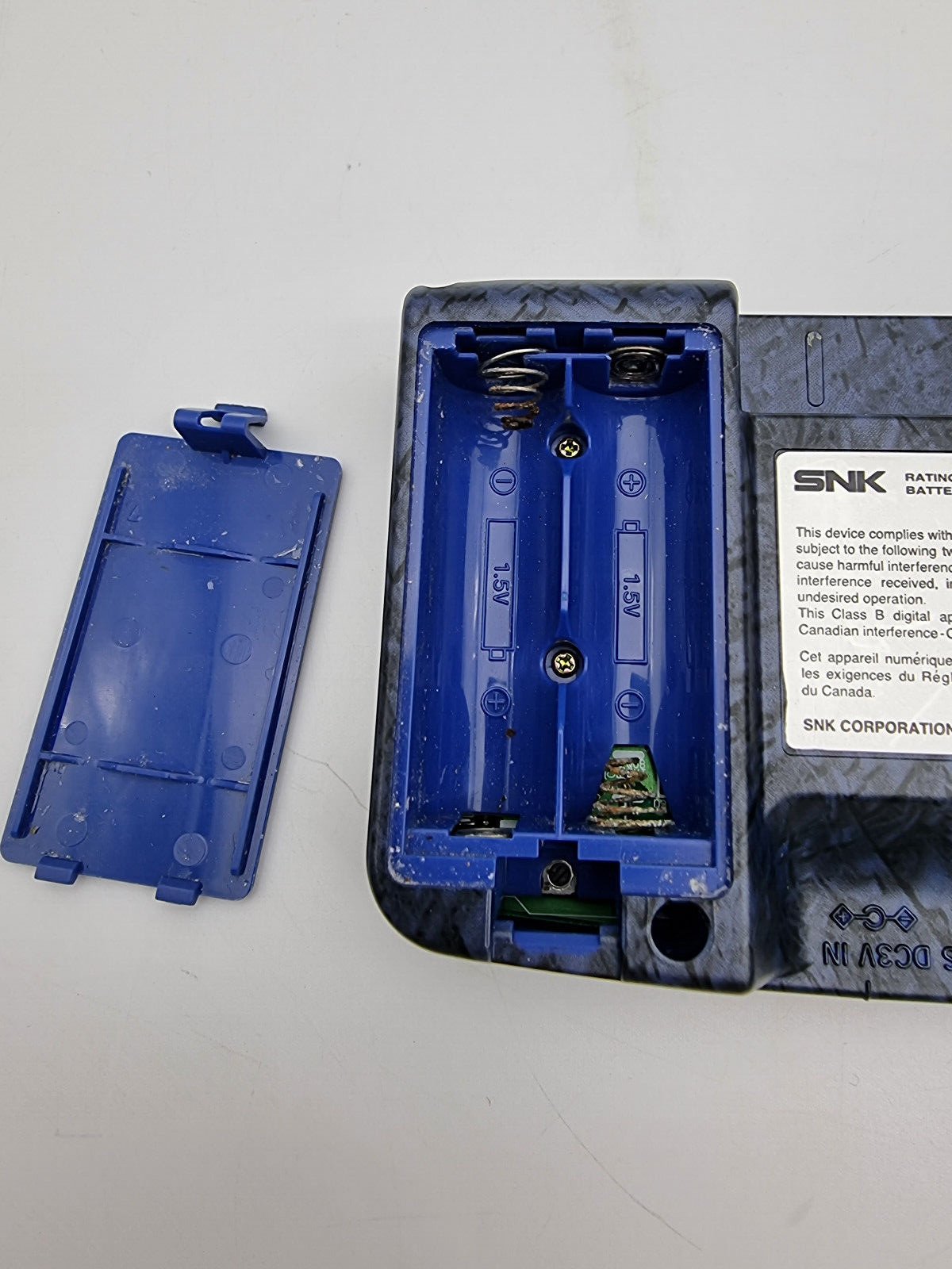 NEO GEO POCKET CONSOLE BLUE CAMOUFLAGE JAPAN USED TESTED - Image 6