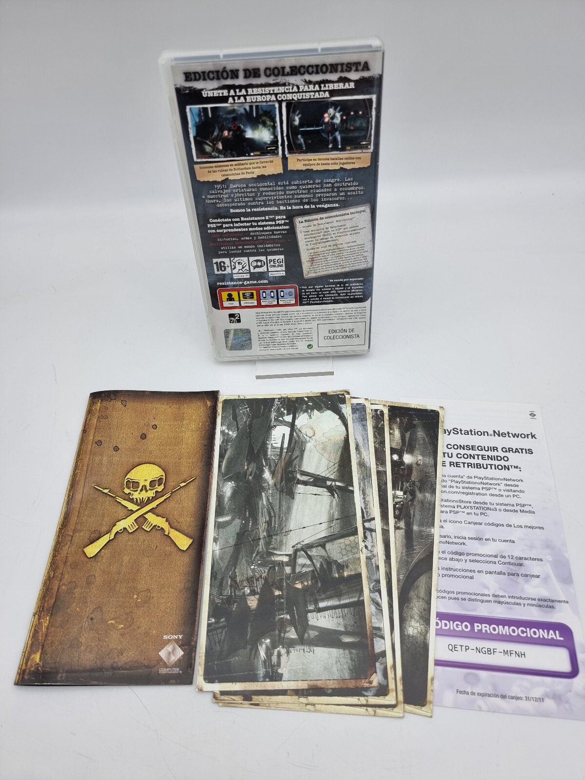 RESISTANCE RETRIBUTION EDICION DE COLECCIONISTA SONY PSP PAL ESPAÑA USED TESTED | - Image 2