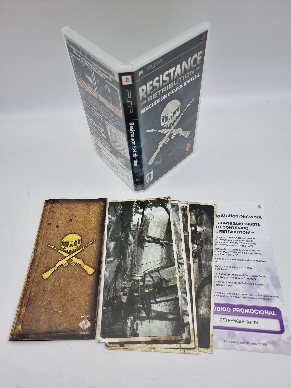 RESISTANCE RETRIBUTION EDICION DE COLECCIONISTA SONY PSP PAL ESPAÑA USED TESTED | - Image 3