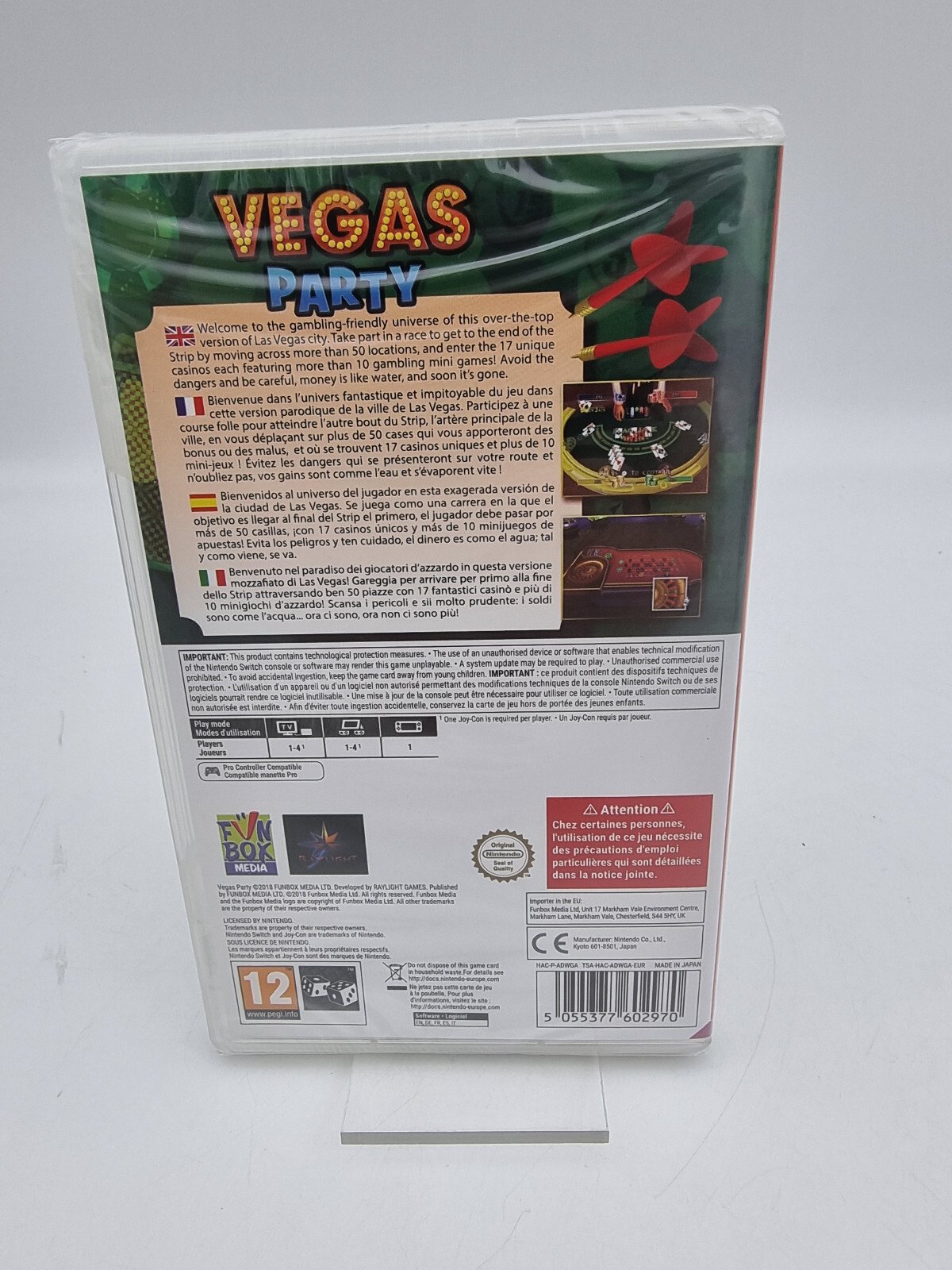 VEGAS PARTY NINTENDO SWITCH BRAND NEW PAL VERSION - Image 2