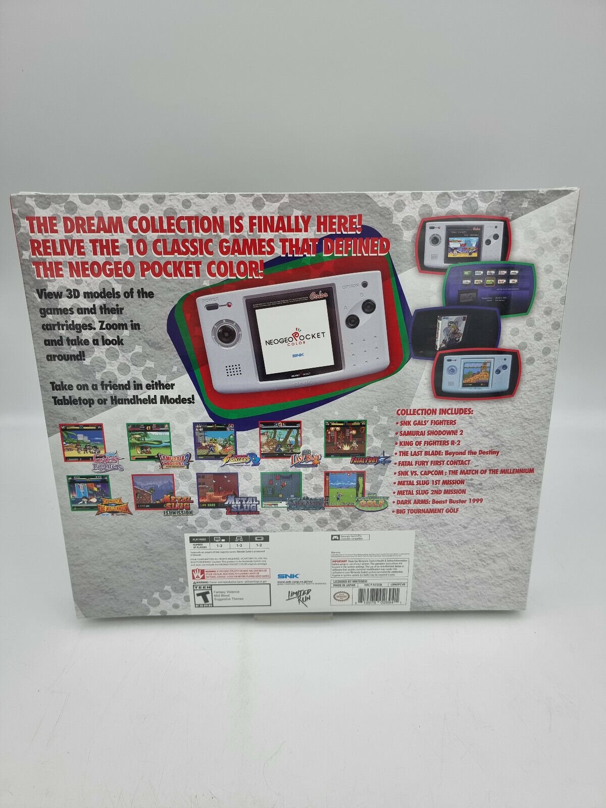 NEO GEO POCKET COLOR SELECTION VOL.1 LIMITED EDITION SWITCH BRAND LRG NEW | eBay - Image 2