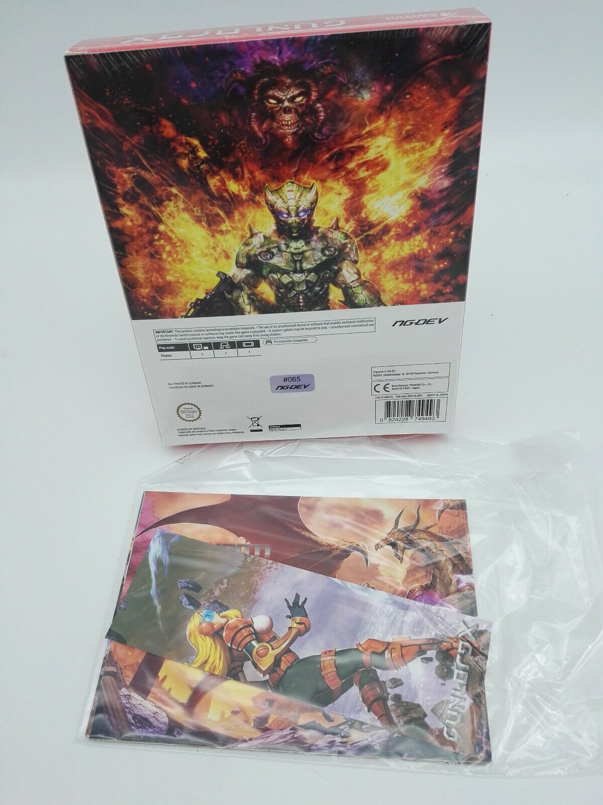 -GUNLORD X COLLECTORS EDITION SERIAL N 065 NINTENDO SWITCH BRAND NEW - Image 2