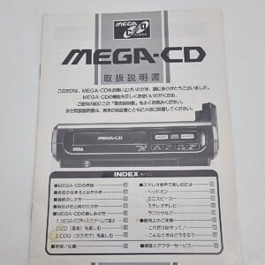 INSTRUCTION MANUAL MEGA-CD 1 SEGA JAPAN USED TESTED