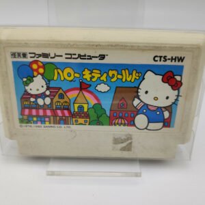 HELLO KITTY WORLD + PLASTIC SHELL FAMICOM USED
