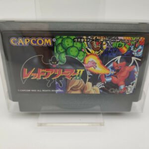 RED ARREMER II 2 MAKAIMURA GHOSTSN GOBLINS+ PLASTIC SHELL FAMICOM USED