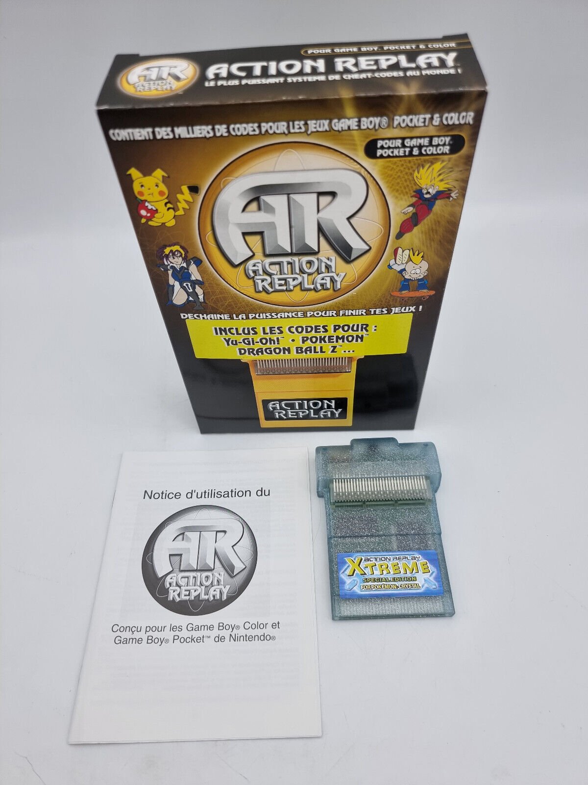 ACTION REPLAY XTREME SPECIAL EDITION CRYSTAL FOR GAME BOY POCKET AND COLOR NEW