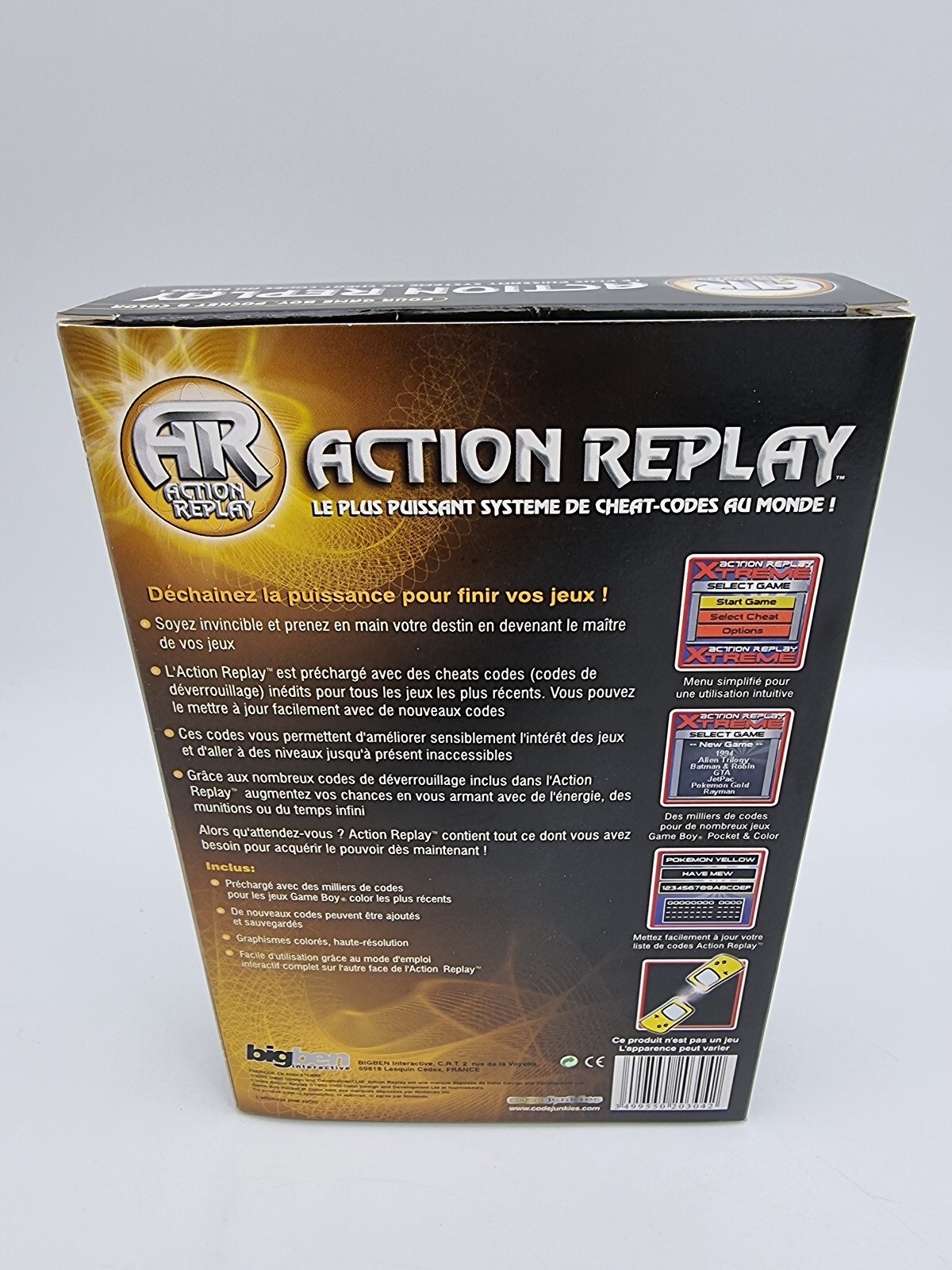 ACTION REPLAY XTREME SPECIAL EDITION CRYSTAL FOR GAME BOY POCKET AND COLOR NEW - Image 3