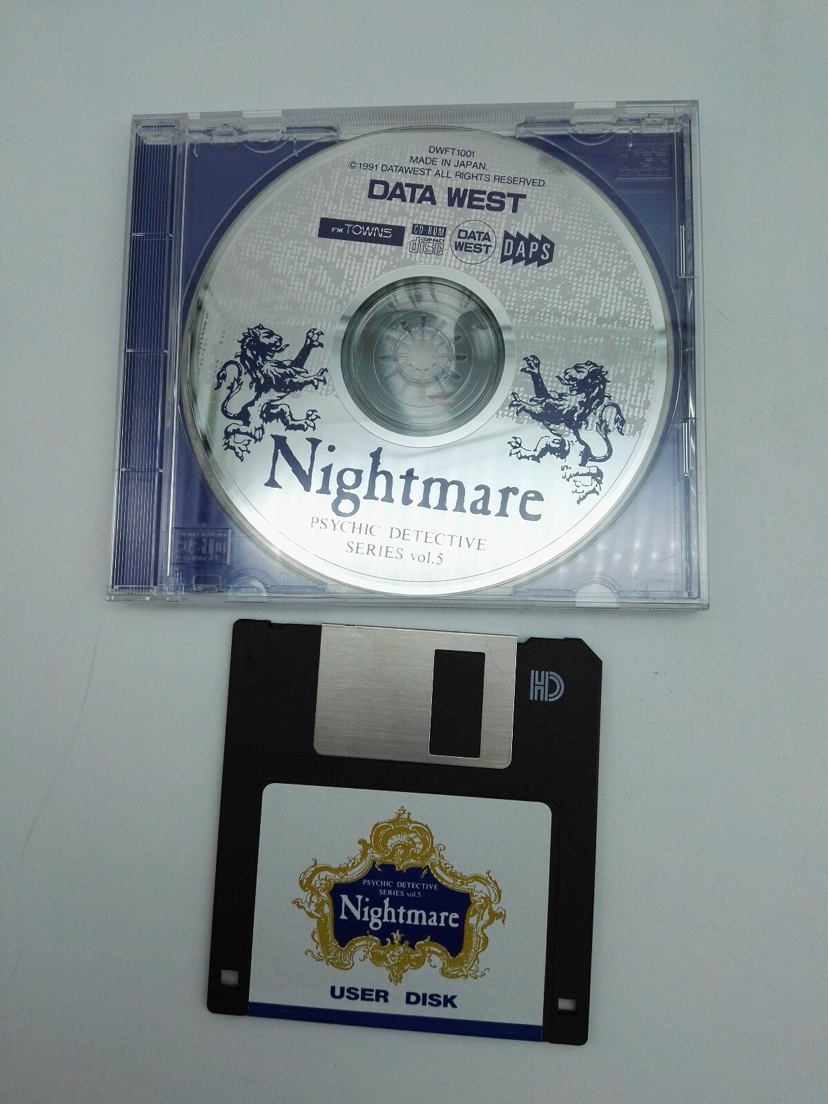 NIGHTMARE FM TOWNS JAPAN VERSION USED TESTED - Image 5