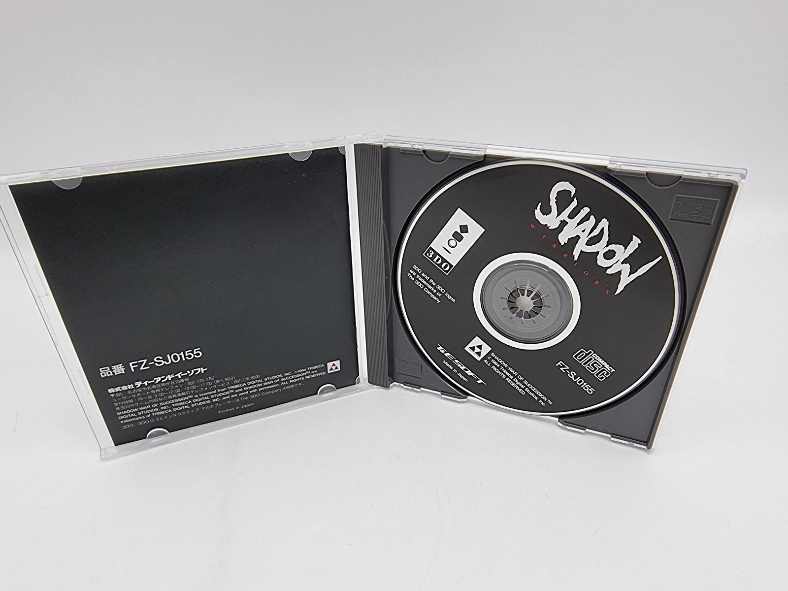 SHADOW WARRIORS PANASONIC 3DO JAPAN VERSION USED TESTED - Image 4