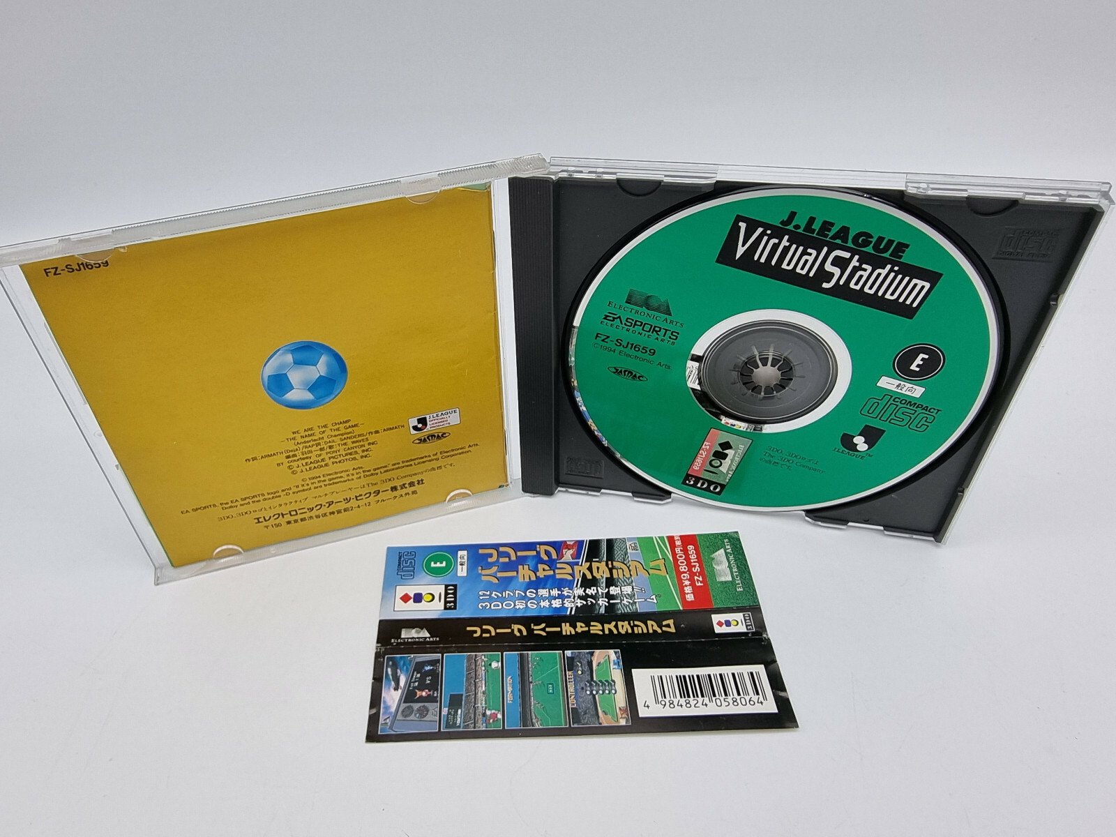 J LEAGUE VIRTUAL STADIUM PANASONIC 3DO JAPAN USED - Image 3