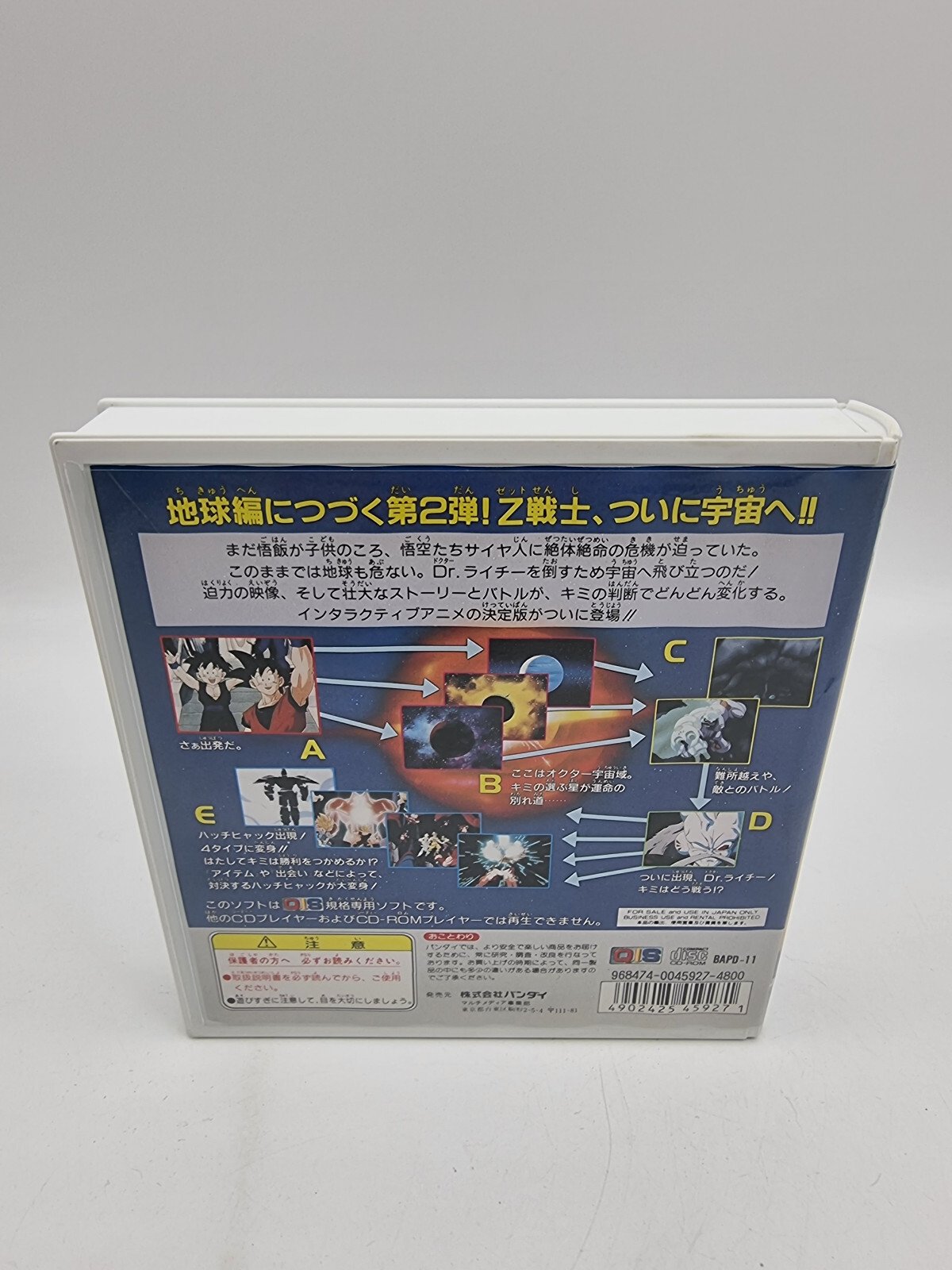 DRAGON BALL Z SHIN SAIYAJIN ZETSUMET KEIKAKU UCHUUU-HEN BANDAI PLAYDIA JAPANUSED - Image 3