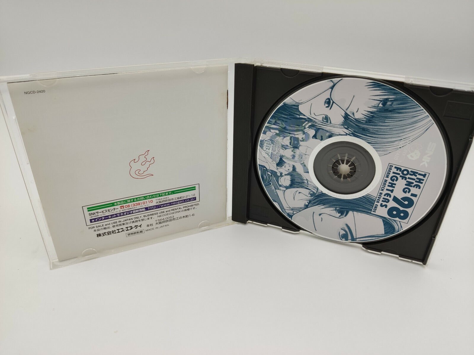 THE KING OF FIGHTERS 98 KOF98 NEO GEO CD JAPAN USED TESTED - Image 4