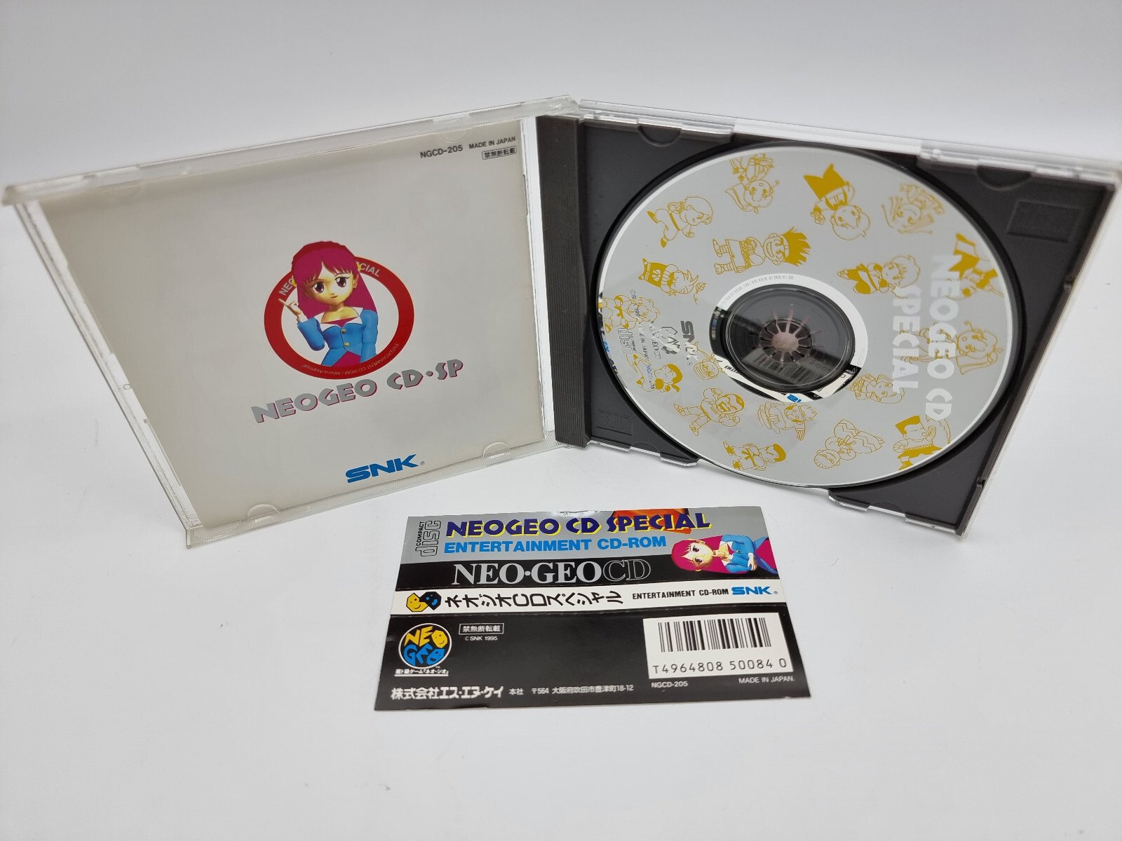 NEO GEO CD SPECIAL SPINE CARD NEO GEO CD JAPAN USED TESTED - Image 3