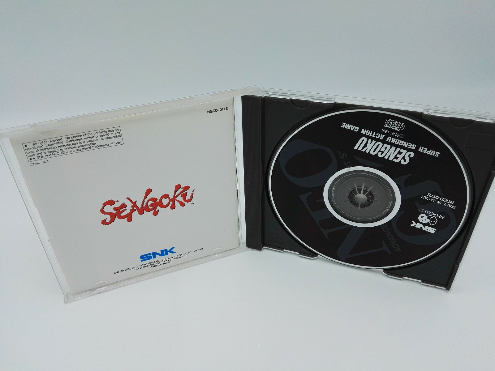 NEO GEO CD SENGOKU USA USED - Image 3