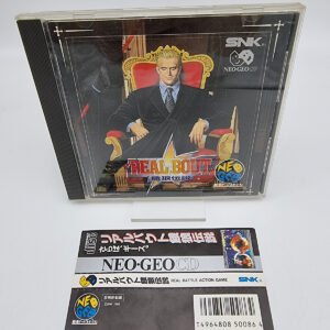 NEO GEO CD REAL BOUT SPINE CARD JAPAN USED