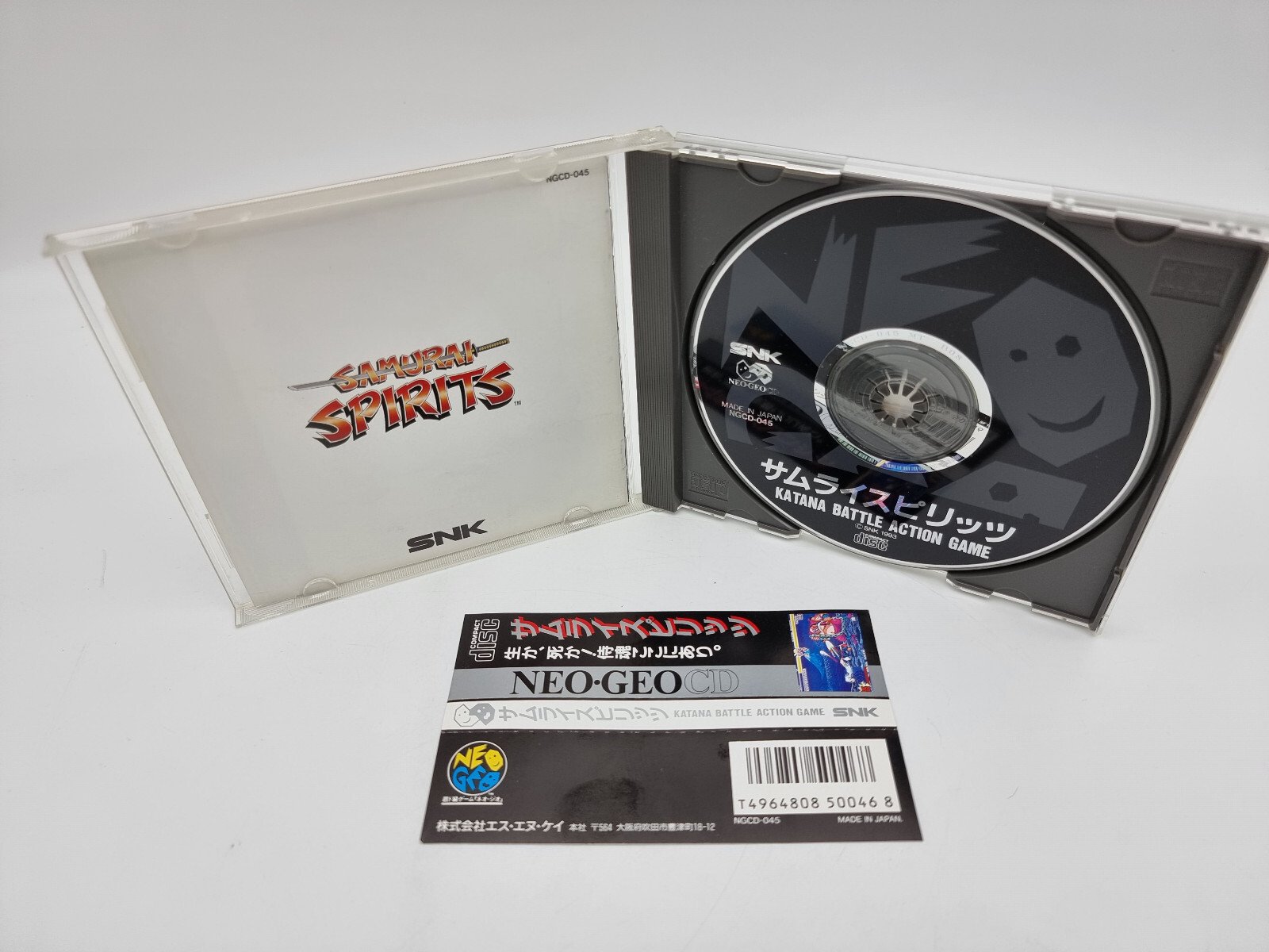 NEO GEO CD SAMURAI SPIRITS SPINE CARD JAPAN USED - Image 4
