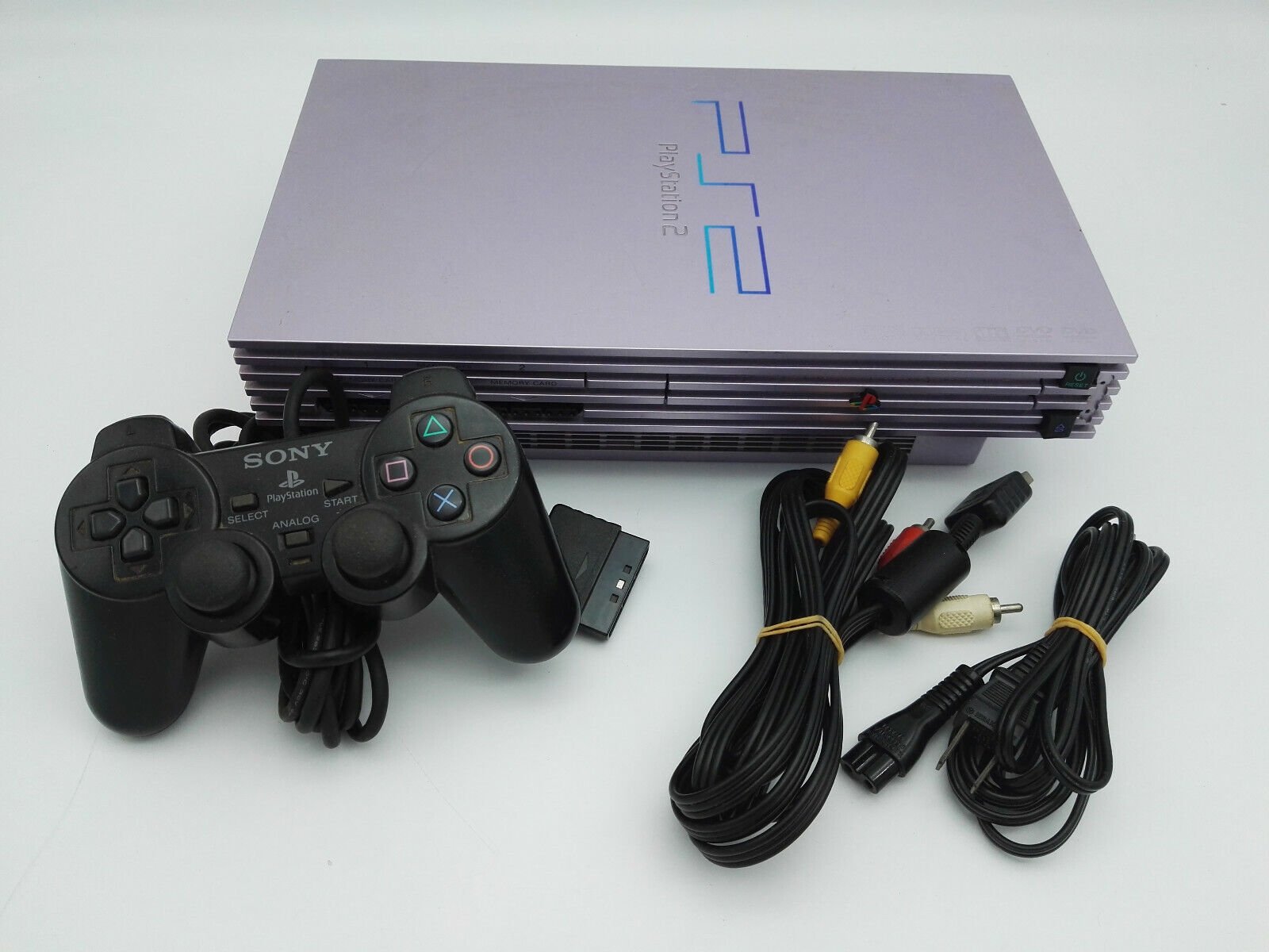 CONSOLE PLAYSTATION 2 SCPH-39000 PURPLE NO BOX TESTED JAPAN USED