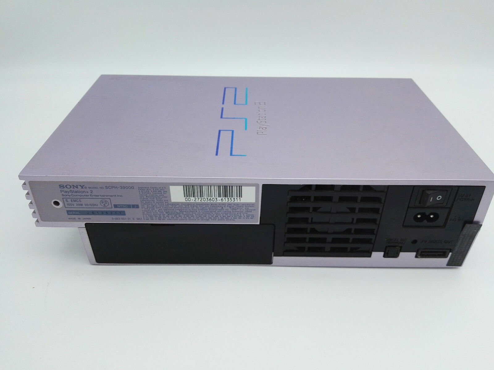 CONSOLE PLAYSTATION 2 SCPH-39000 PURPLE NO BOX TESTED JAPAN USED - Image 4